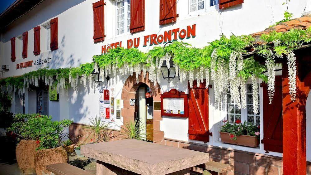 Hotel Restaurant Du Fronton Itxassou Exterior photo